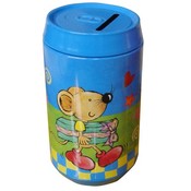 Blue Mizy Pop Can Shaped Bank