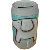 Green Eli Pop Can Shaped Bank