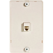 4-Conductor Ul phone WALL Plate -(Case of 14)