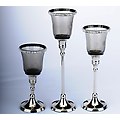  Black Diamond Jeweled Candle Holder Tri...