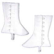 Spats 9In High Vinyl Small Medium White