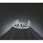 Tiara 1.75 In Rhinestone Silver