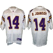 Minnesota Vikings Brad Johnson Replica Jersey wht