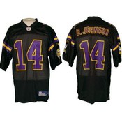 Minnesota Vikings Brad Johnson Replica Jersey blk