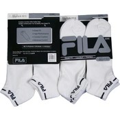 Men's Fila White with Black Low Cut Sock