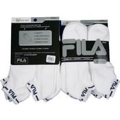 Men's Fila White with Navy Low Cut Sock