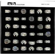 Men's Cubic Zirconia Sterling Silver Rings