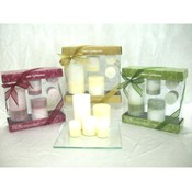 Pillar Candle Set - Shanti Collection