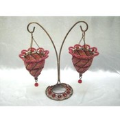 Shanti Decorative Hanging Candle Tea Lite Holder