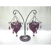 Shanti Decorative 2 Lite Beaded Candle Holder