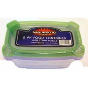 2Pk Mini Food Container With Steam Nozzle