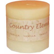3" X 3" Pillar Candle Vanilla