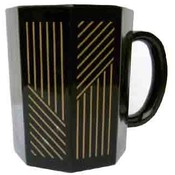 Black &amp; Gold Marine Mug