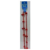 Red Baseball Beads