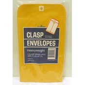 Clasp Envelopes 6.5  X  9.5 5Ct.