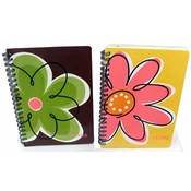 Fab Flowers Personal Notebook Asst