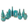 Vases (Set of 10) 3"H - 8"H Porcelain