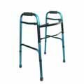 Two-Button Release Aluminum Folding Walkers