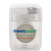 Freshmint 12 Yards Mint Waxed Dental Floss