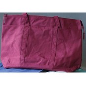 Maroon Canvas Diaper Bag