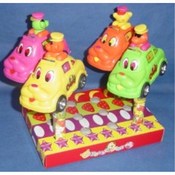 Candy With Friction Toy Police Car