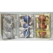 3 Pack Christmas Ball Ornament