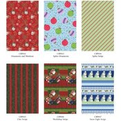 Christmas Roll Wrap 100 square Assortment(Case of 36)
