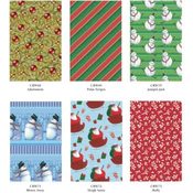 Christmas Roll Wrap 100 square assortment 2(Case of 36)