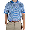 Men's Pique Striped Polo Shirt