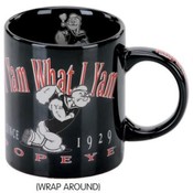 Popeye 1929 11 Oz. Mug Black Ceramic Mug