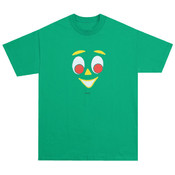 Gumby Face T-Shirt - Kelly Green - Sm-XL