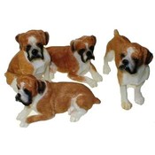 Poly Resin Boxer Figurines