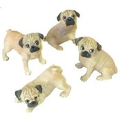  Poly Resin Pug Dog Figurine(Case of 48)...