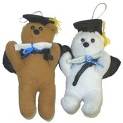 6.5" Graduation Bear