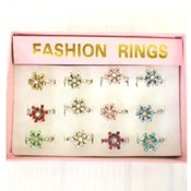 Woman's Fancy Stone Rings(Case of 48)