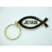 Jesus Fish Shaped Key Chain(Case of 144)