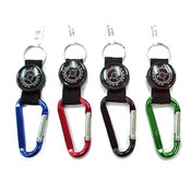 Carabiner Key Chain with Compass(Case of 144)