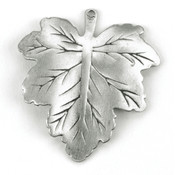 Blue Moon Burnished Metal Leaf Charms-Large Leaf S