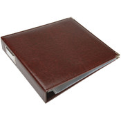 We R Memory Keepers Faux Leather 3-Ring Binder 12"X12" - Cinnamon