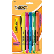 Brite Fluorescent Hi-lighters Assorted - 5 Ct