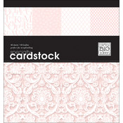 Baby Girl Paper Pad 12"X12" 48 Sheets-24 Designs/2