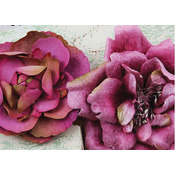  Baroque Blooms 2/Pkg-Deep Pink 