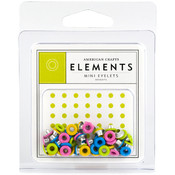 Mini Eyelets Assortment 48/Pkg-Brights