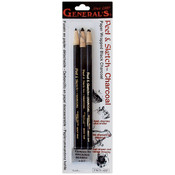 Peel & Sketch Assorted Pencils 3/Pkg W/Eraser-