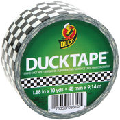 Patterned Duck Tape10 Yd Roll-Checkerboard