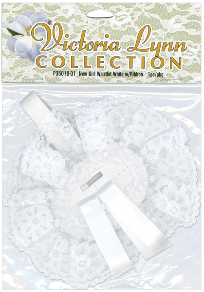 UPC 082676000874 product image for Lace Wristlet-White | upcitemdb.com