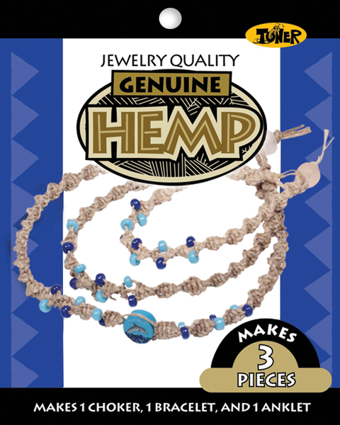 Hemp Jewelry Kits-Dolphin