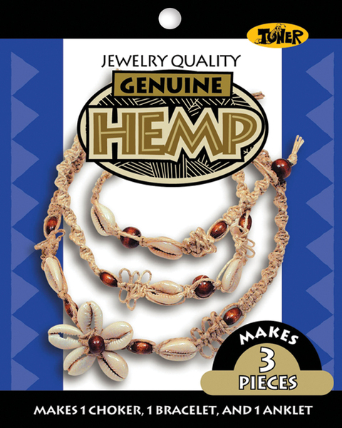 Hemp Jewelry Kits-Small Shell Cowrie