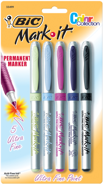 Bic mark it permanent marker (070330337510)