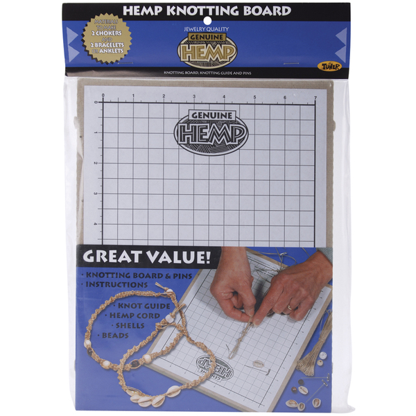 Hemp Knotting Board-11X8-5/8X1/2